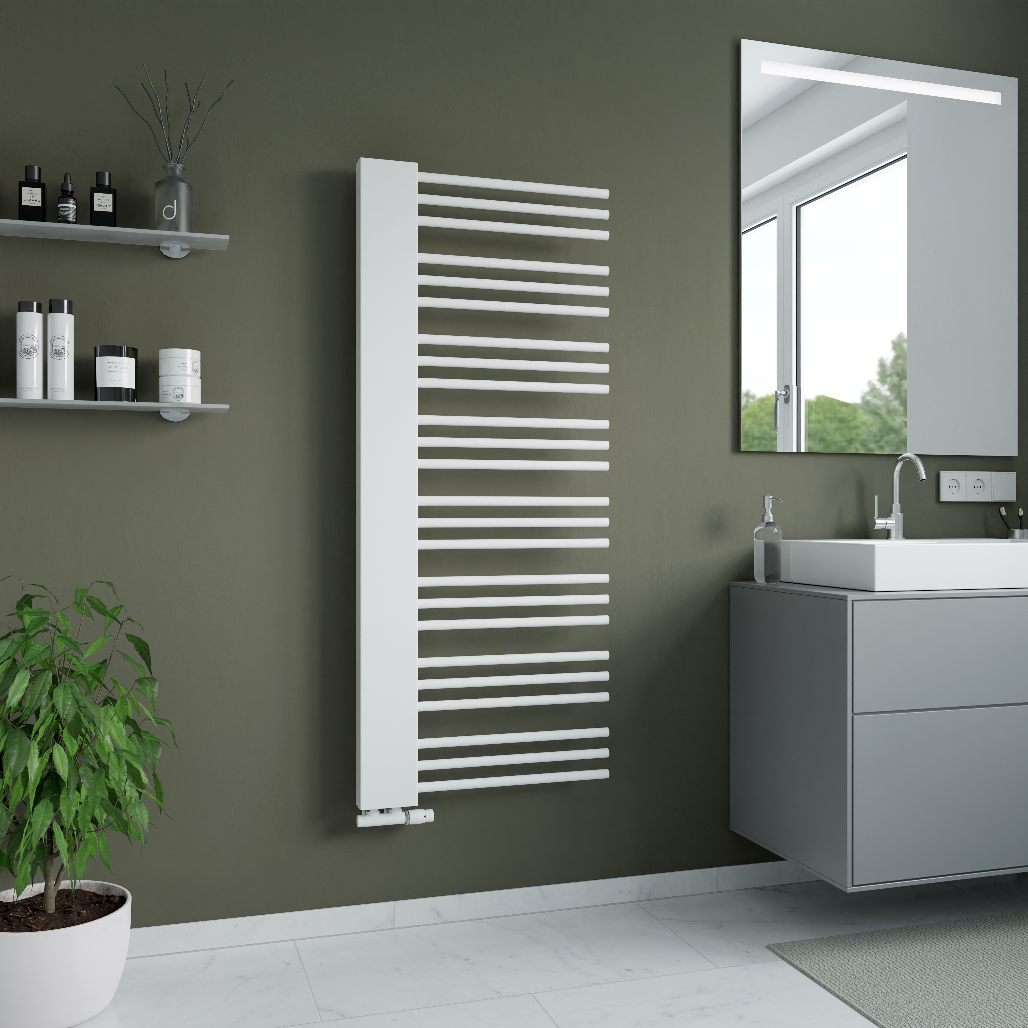AZUR Badheizkörper Rosi 1460x 600 mm in Weiss