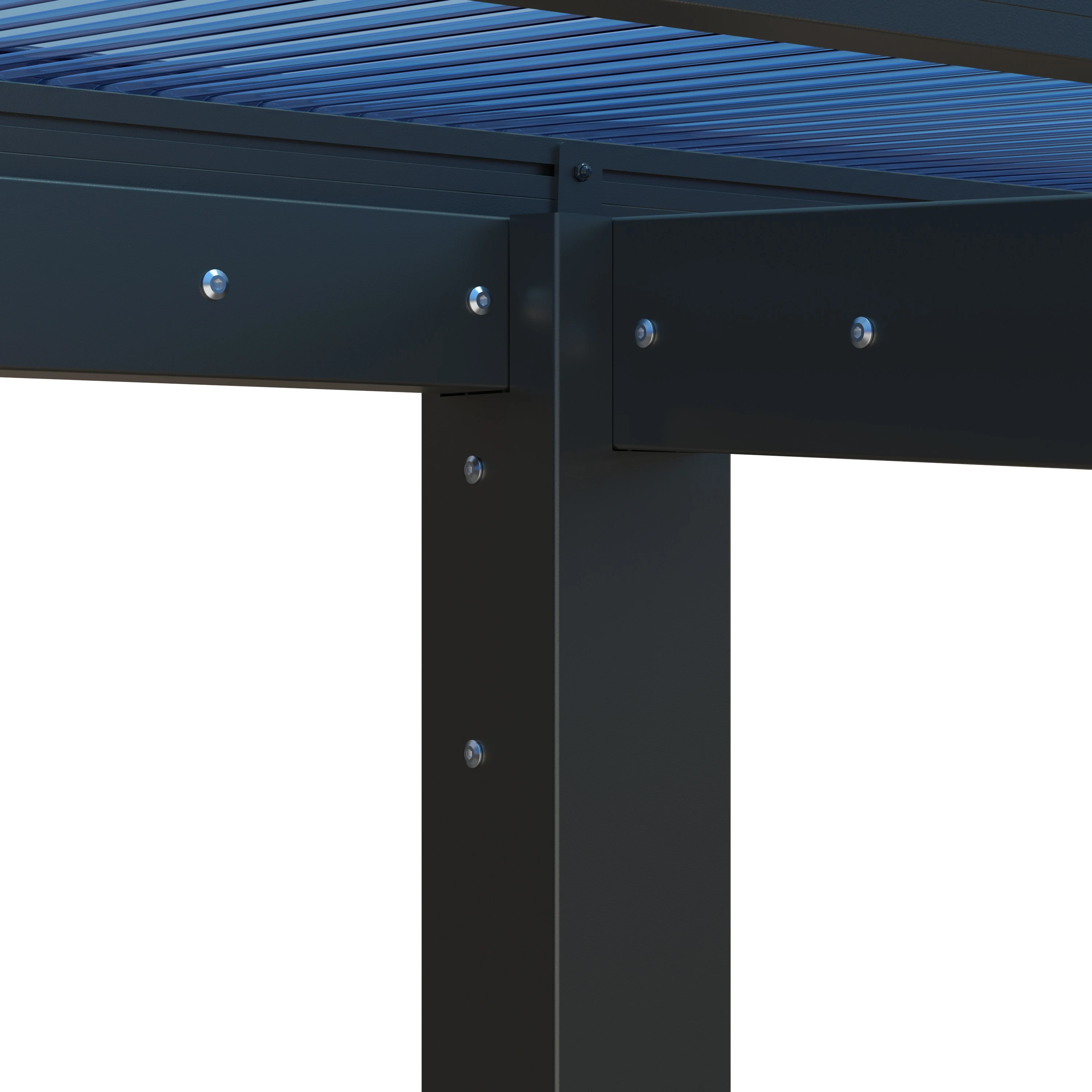 Ximax Carport Wing Plus 530 x 293 cm 110 kg/qm Anthrazit