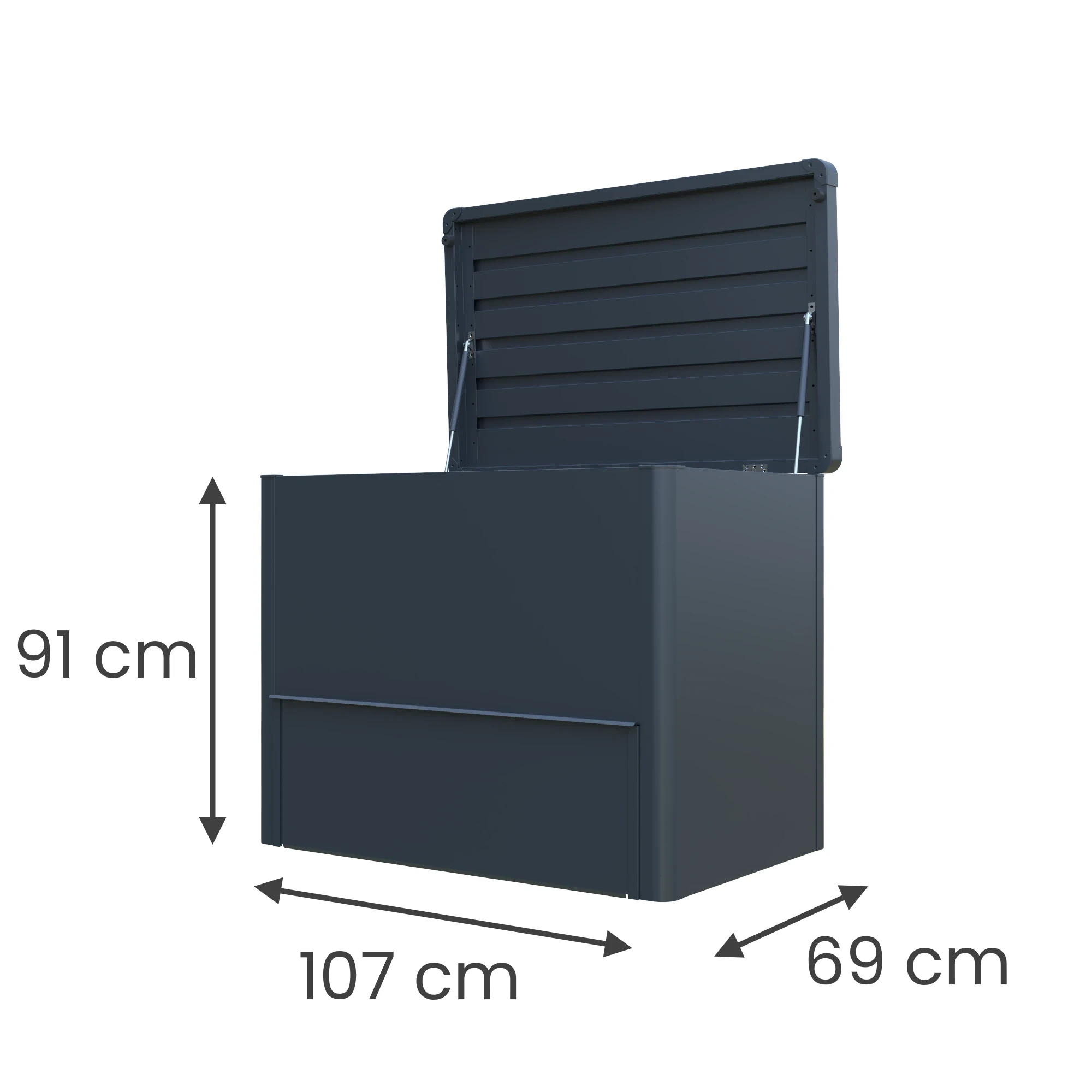 agadon Design-Komposter 600L 69 x 107 cm Anthrazit