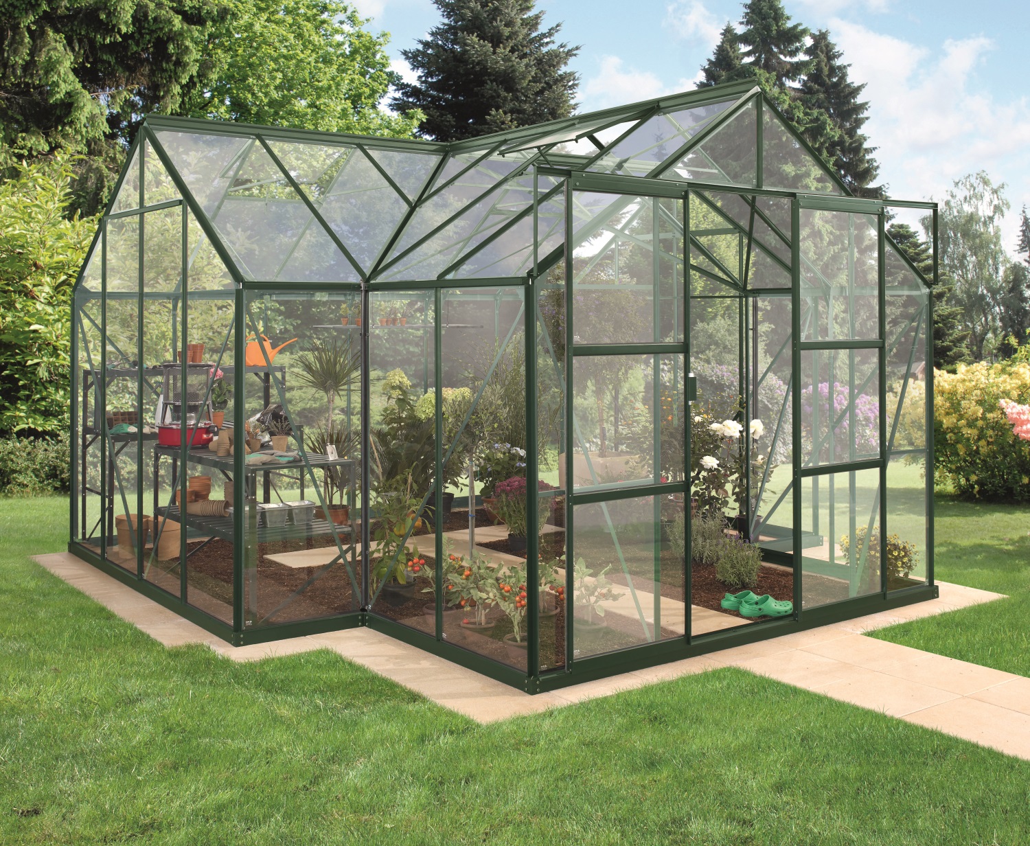 Vitavia Gewächshaus Sirona ESG 3 mm Smaragd