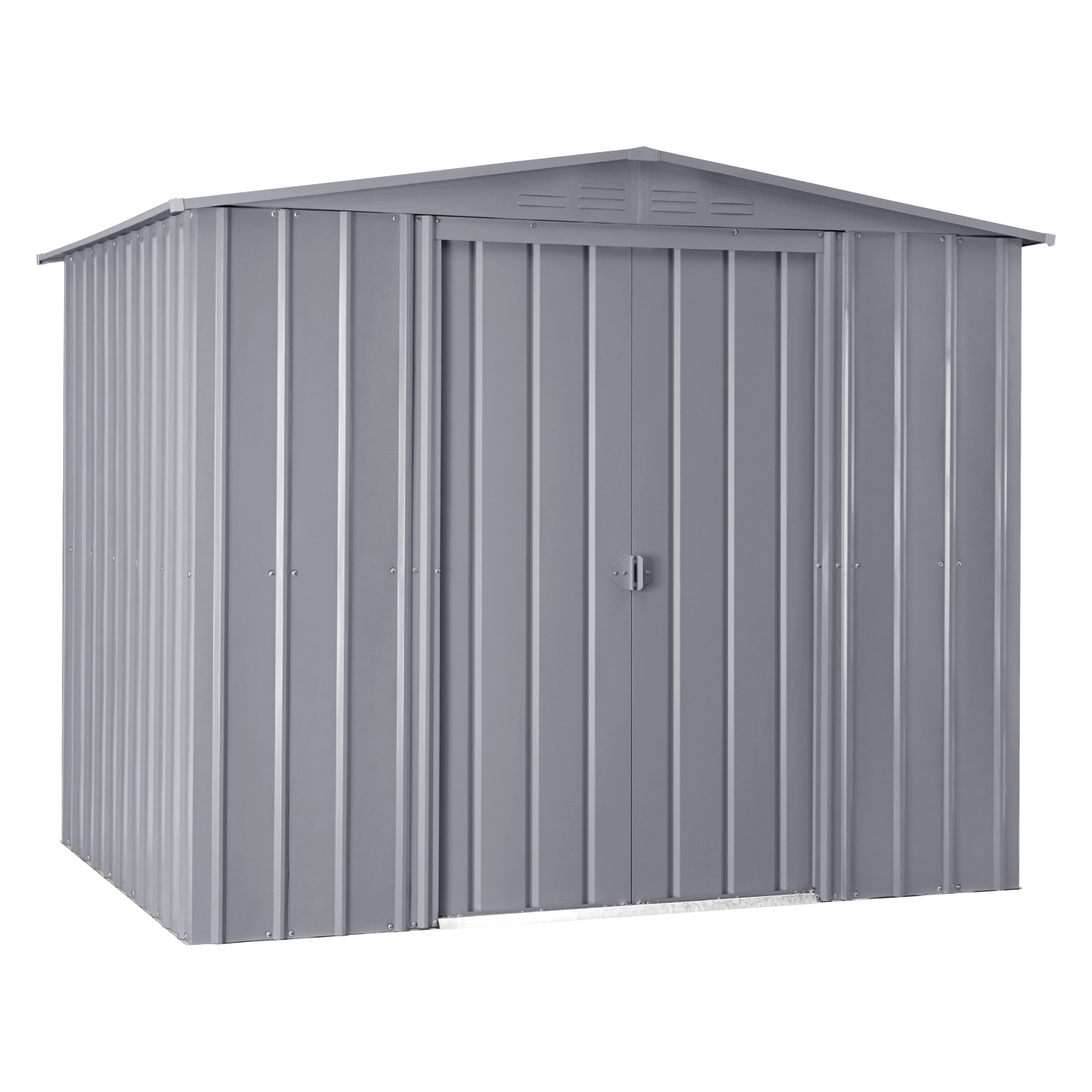 Globel Gerätehaus Metall Gartenmanager Dream 88, Silber/Metallic
