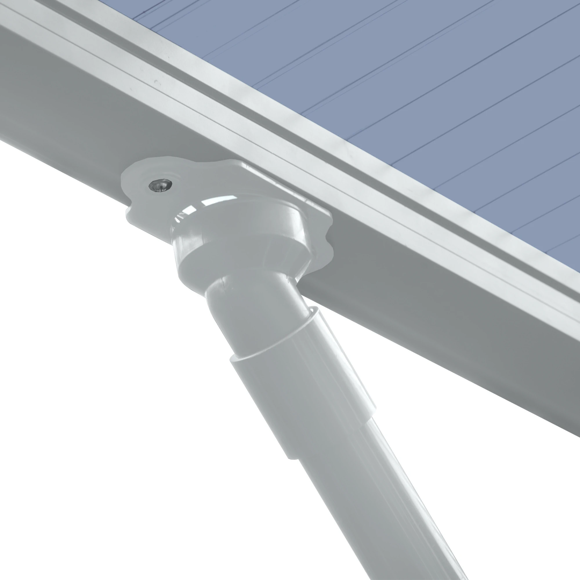 agadon Aluminium Carport Sky Typ 80 531 x 276 cm 100 kg/qm Silber