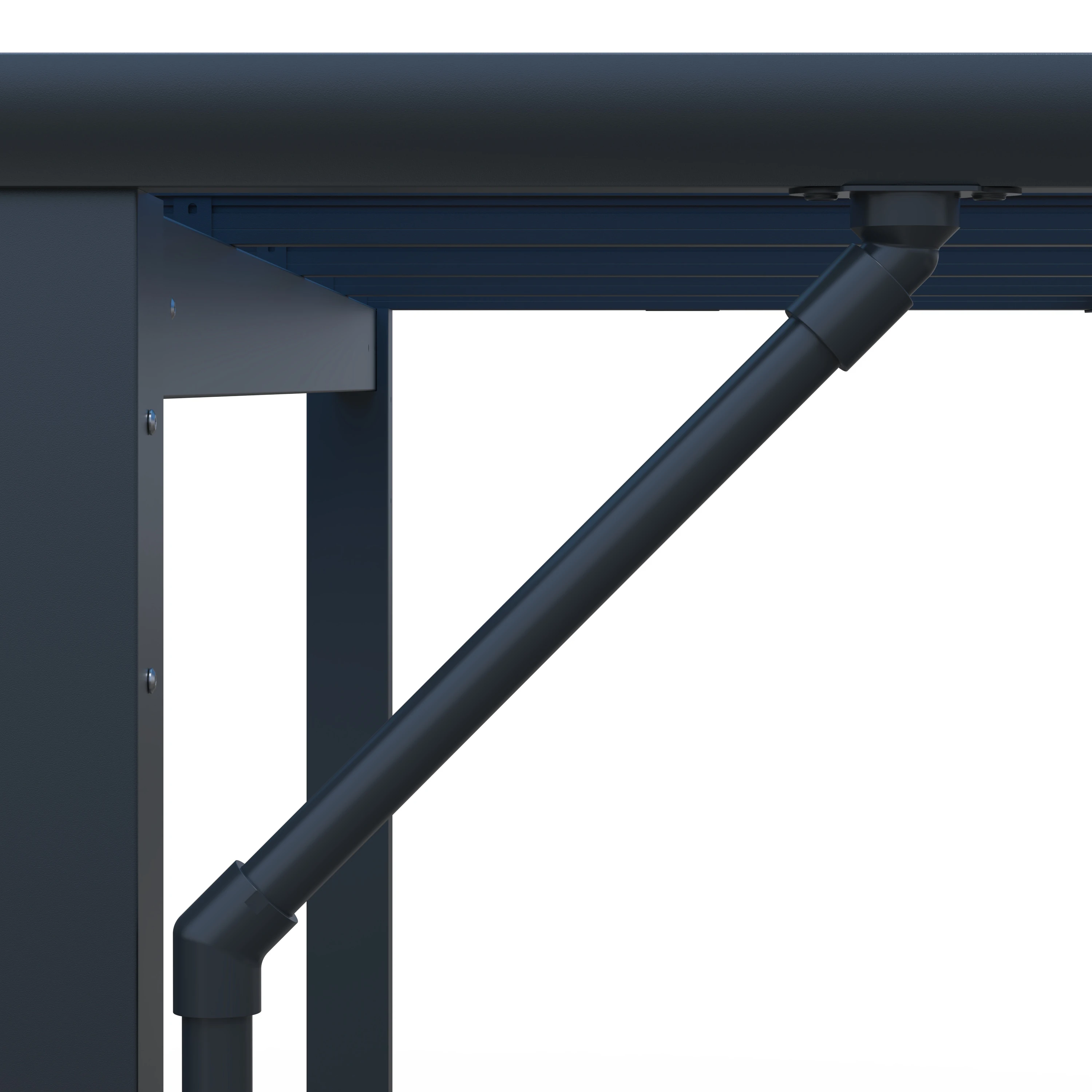 Ximax Carport Wing Plus 530 x 293 cm 110 kg/qm Anthrazit