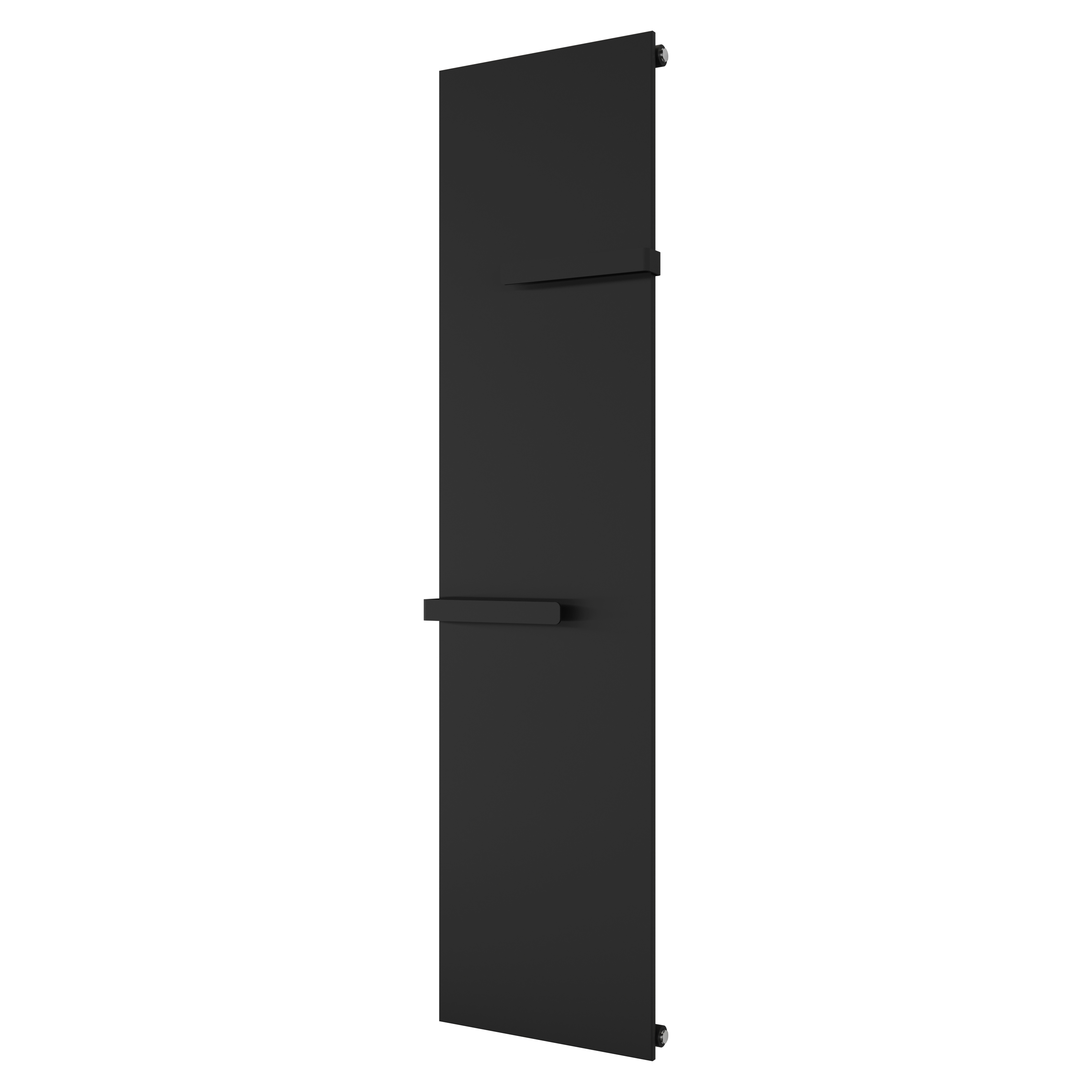 AZUR Badheizkörper Molly mit Mittenanschluss, 1820 x 452 mm, Schwarz matt, 671 Watt