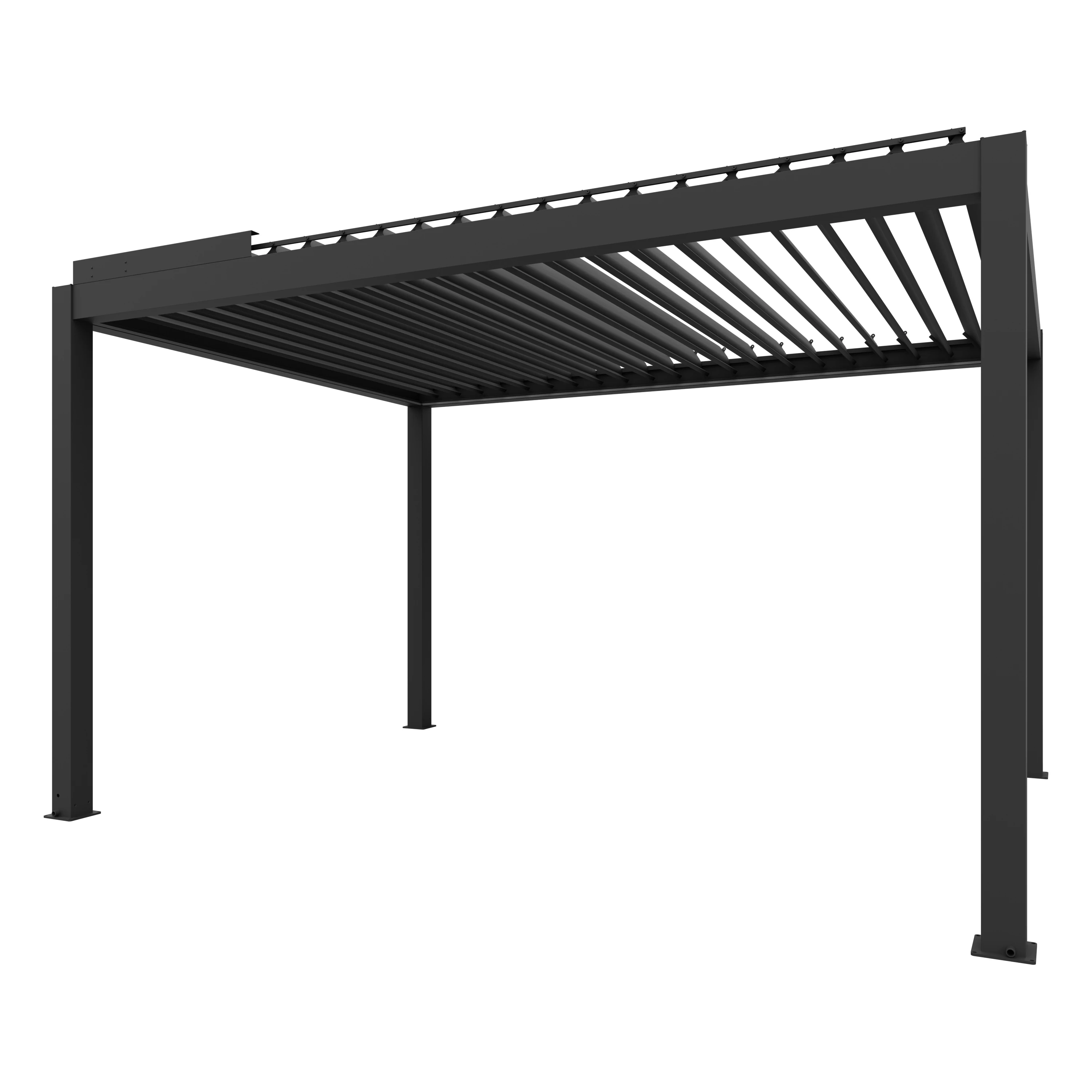 agadon Pergola Pro elektrische Premium Pergola mit Lamellendach, App-Steuerung & LED-Beleuchtung