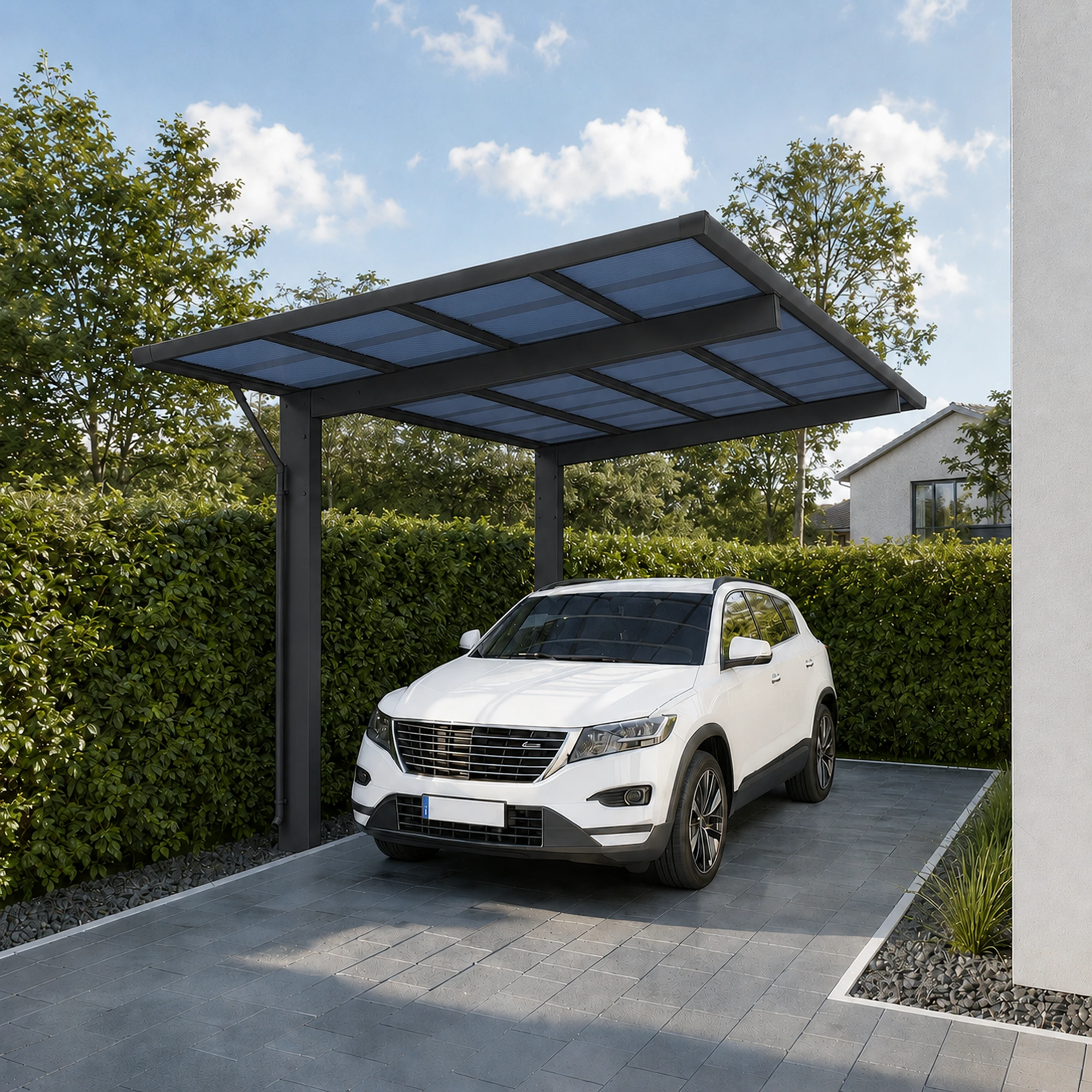 agadon Aluminium Carport Sky Typ 80 531 x 276 cm 100 kg/qm