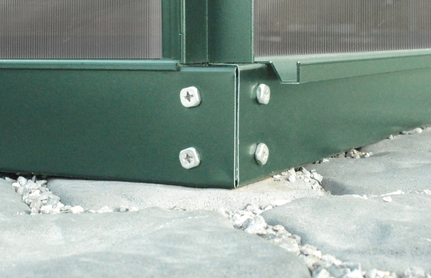 Vitavia Stahlfundament für Gewächshaus Osiris/Ida 6500, 6cm, smaragd